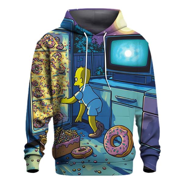 Homers Midnight Snack Heist pullover hoodies