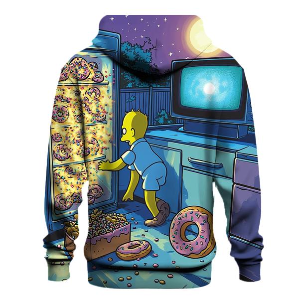 Homers Midnight Snack Heist pullover hoodies