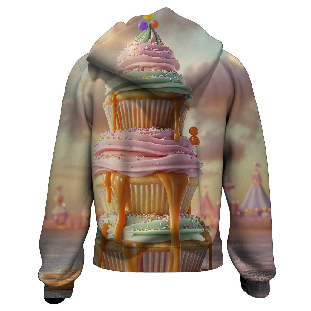 Cupcake Tower At Dawn graphic hoodies