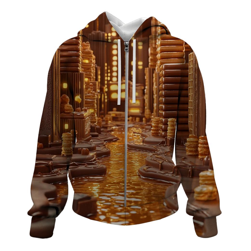 Chocolate Bar Cityscape hoodie trends
