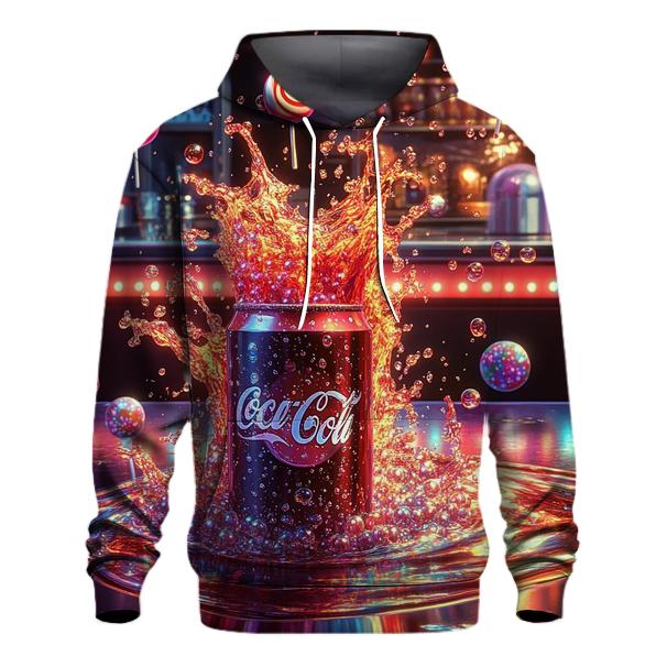 Neon Soda Pop Explosion premium hoodies