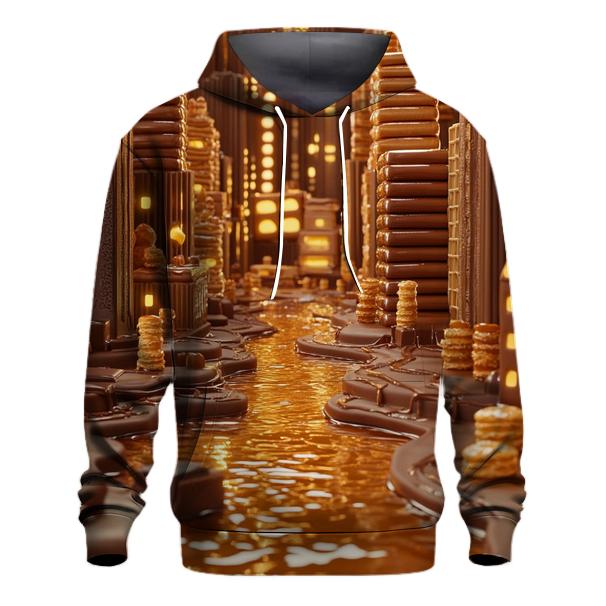 Chocolate Bar Cityscape custom hoodies