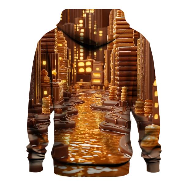 Chocolate Bar Cityscape custom hoodies