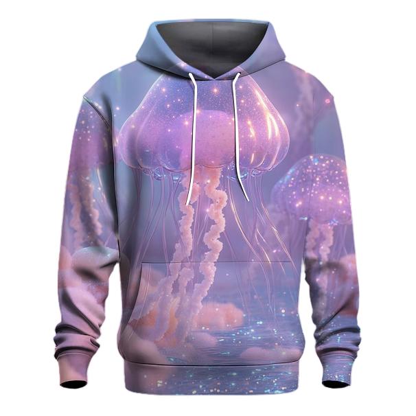 Jellybean Jellyfish Parade printed hoodies