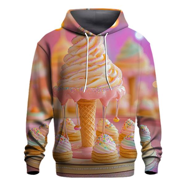 Ice Cream Swirl Carousel pullover hoodies