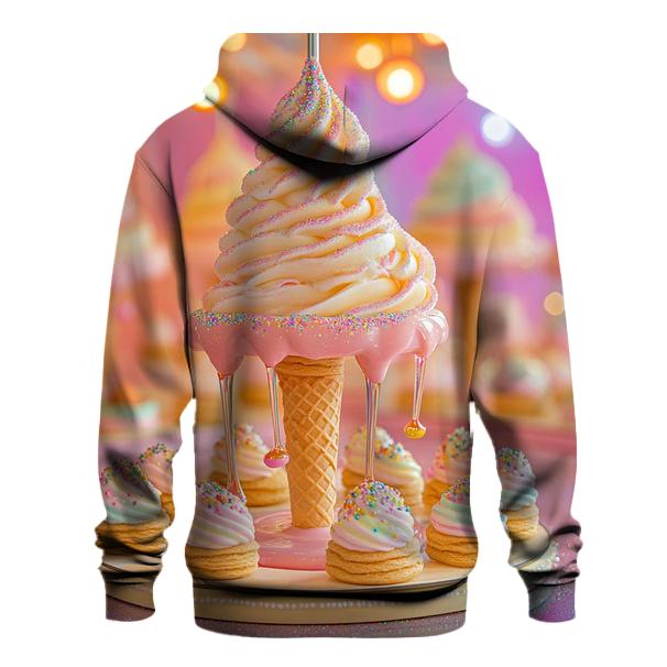 Ice Cream Swirl Carousel pullover hoodies