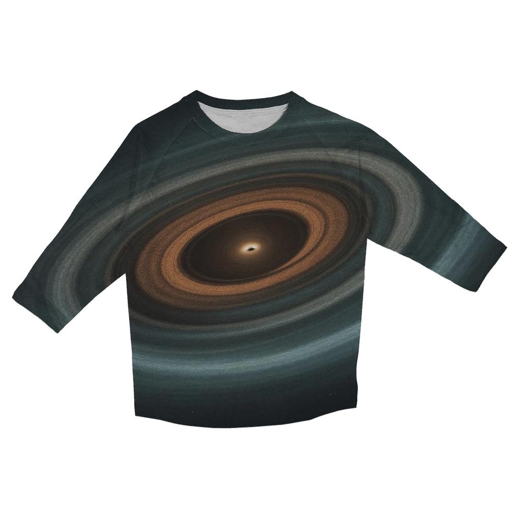 Accretion Disk Belts personalized 3/4 sleeve tees