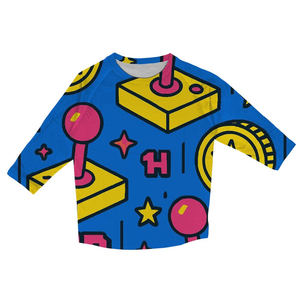 Arcade Token Parade personalized 3/4 sleeve tees