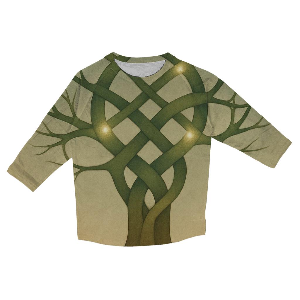 Tree Of Quiet Light stylish quarter sleeve tops