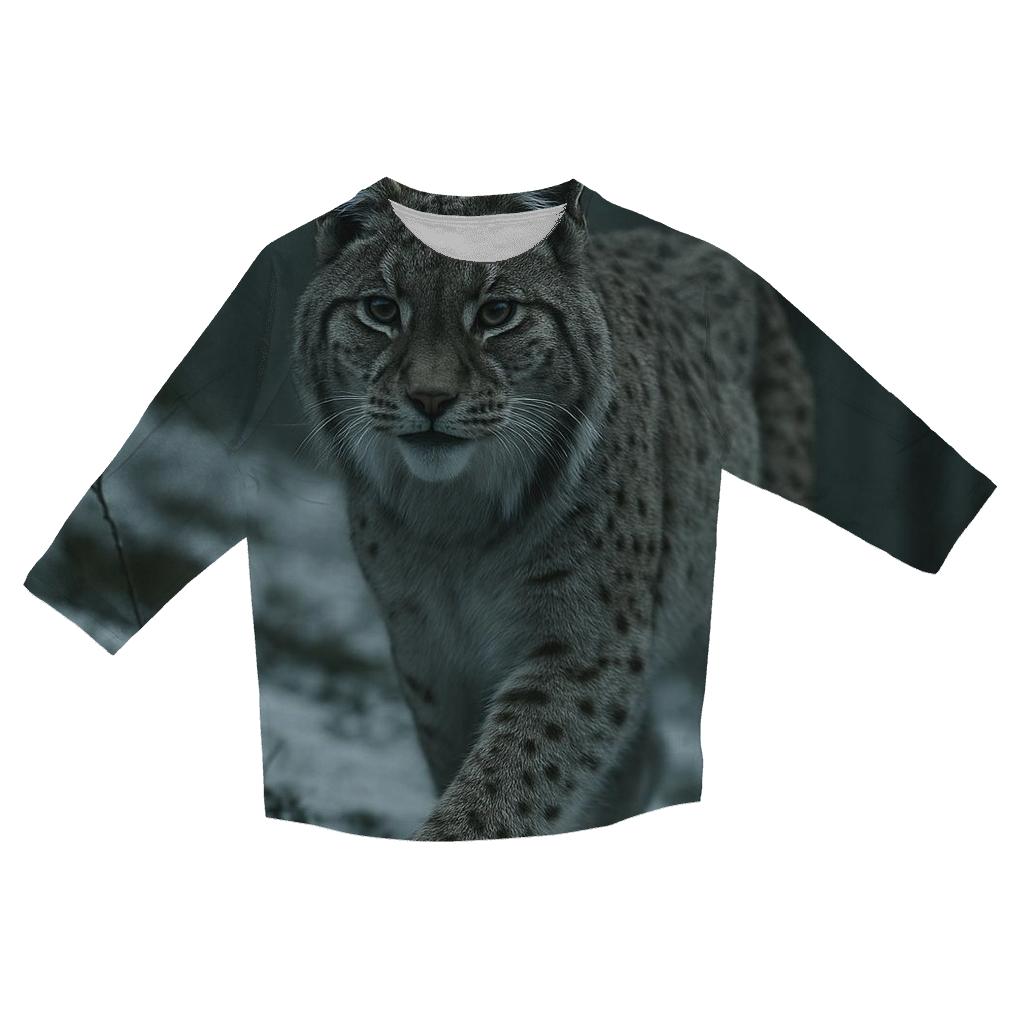 Boreal Stalker Eurasian Lynx personalized 3/4 sleeve tees