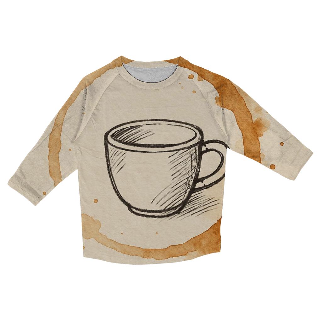 Cup Ring Imperfect trendy 3/4 sleeve tops