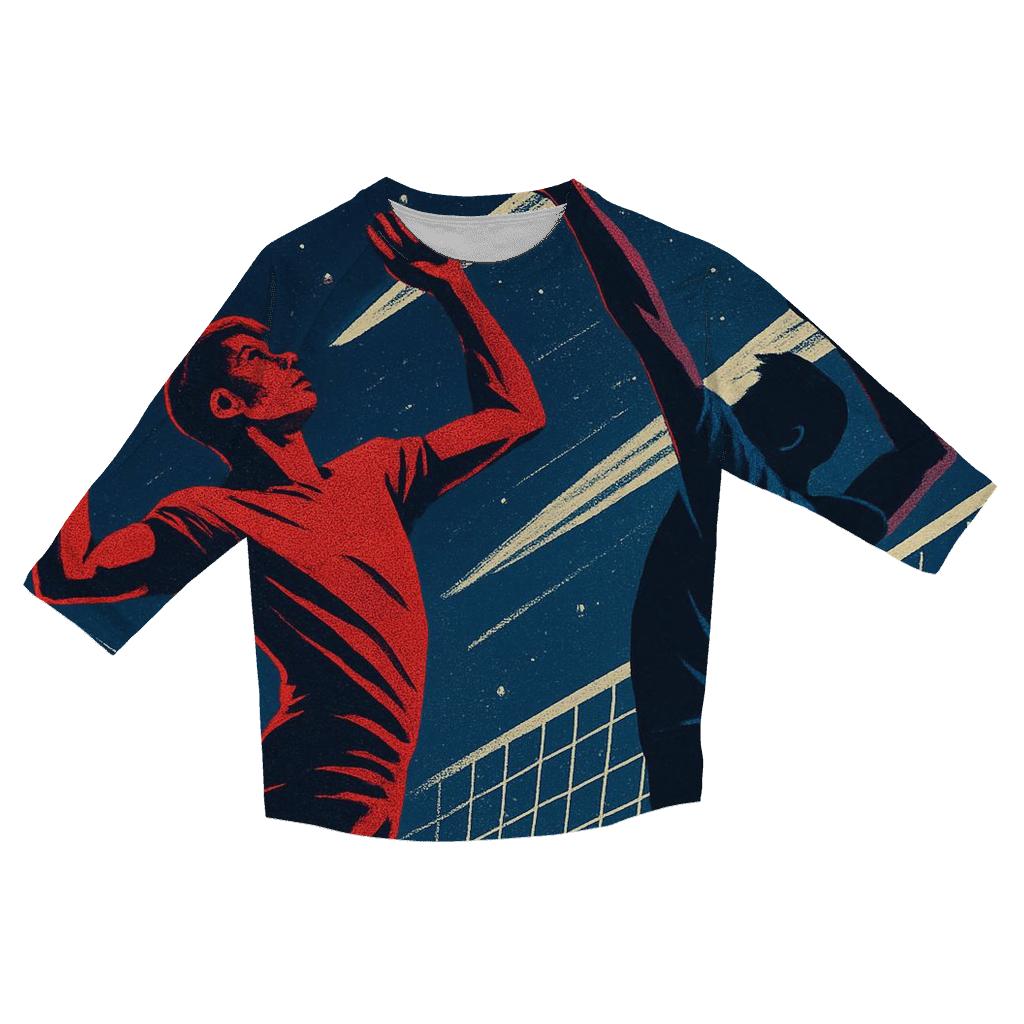Meteor Volley personalized 3/4 sleeve tees