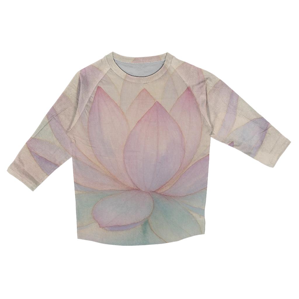 Lotus Of Stillness casual three quarter sleeve shirts
