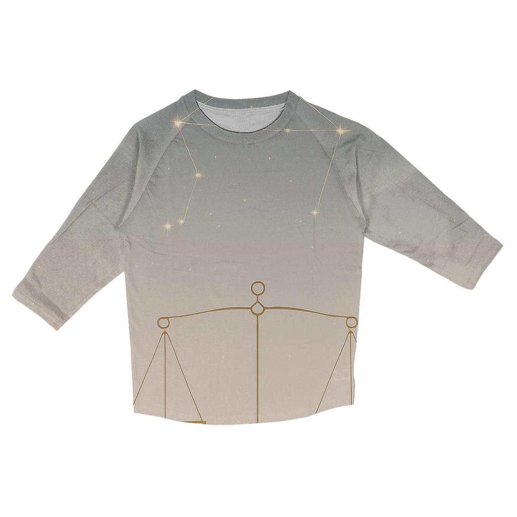 Libra Scales Balance Symbol cotton quarter sleeve shirts
