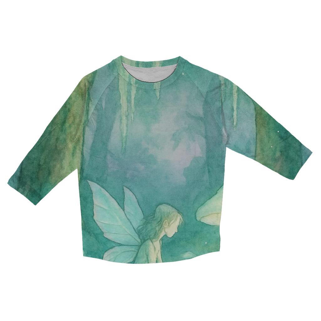 Luminous Forest Faerie designer 3/4 sleeve blouses