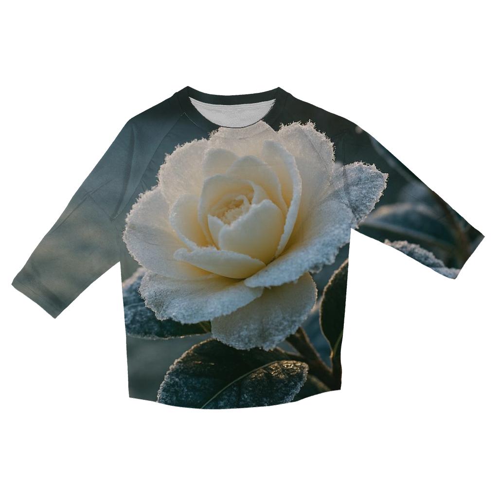 Camellia Frosted Morning stylish quarter sleeve tops