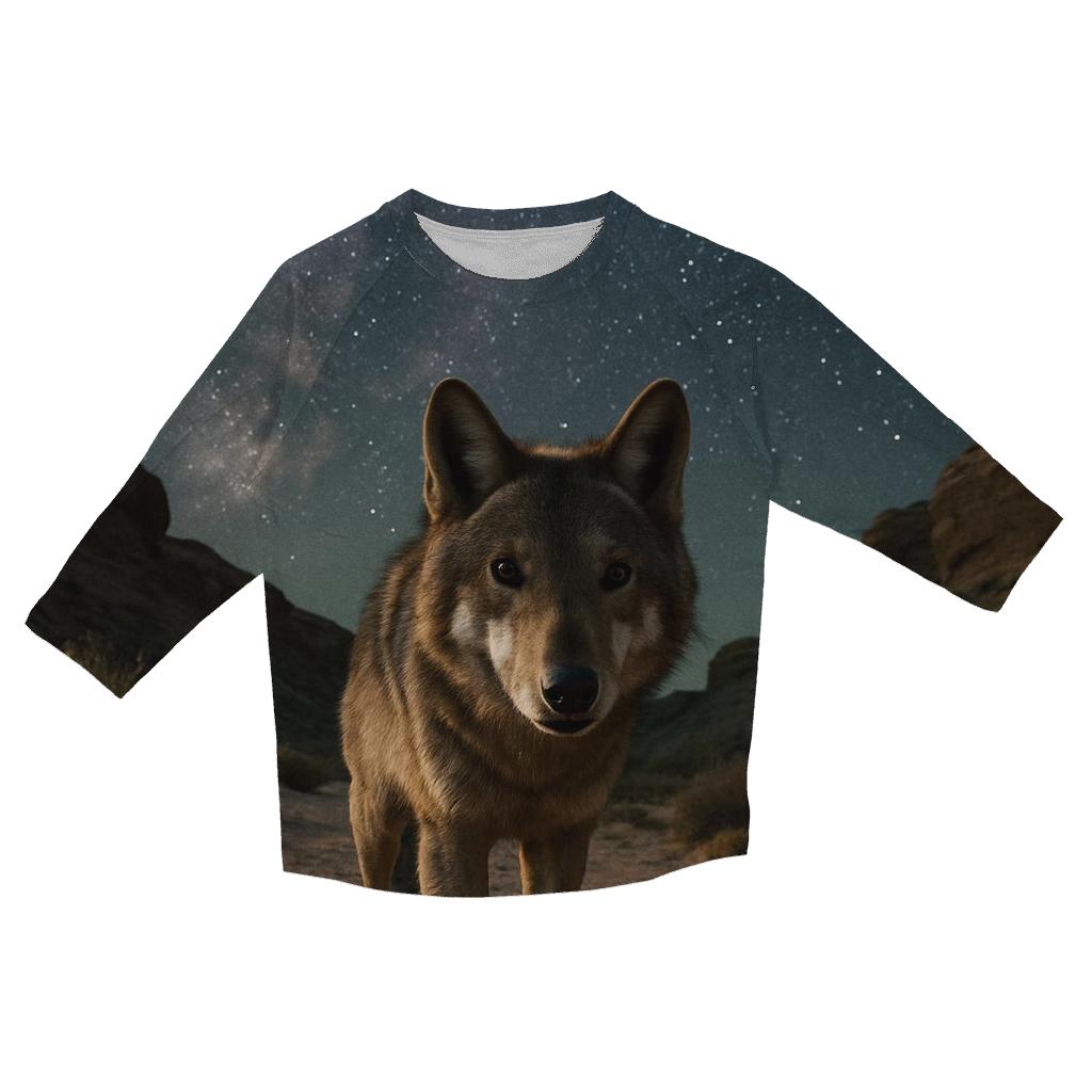 Desert Night Sentinel casual three quarter sleeve shirts
