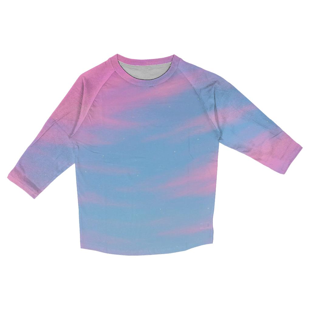 Cotton Candy Drift fashion 3/4 sleeve shirts