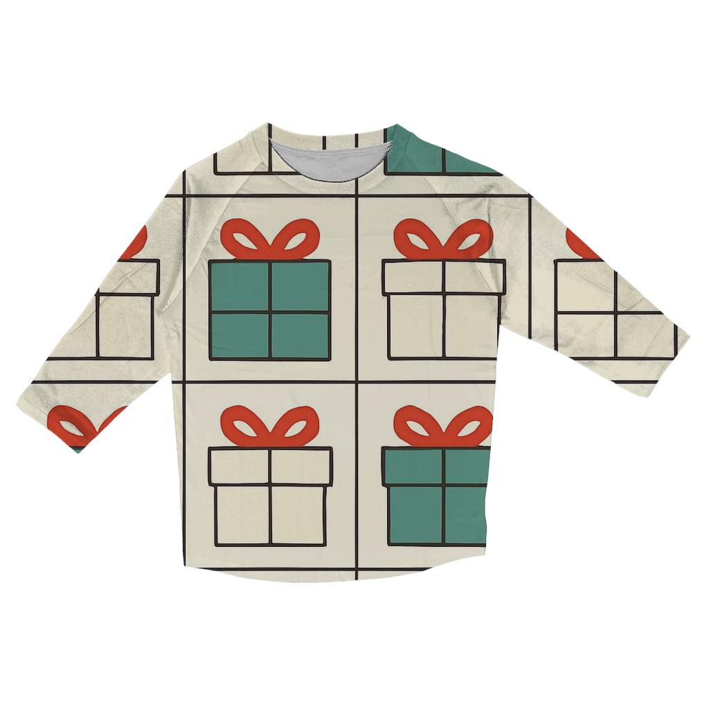 Minimal Gift Grid stylish quarter sleeve tops