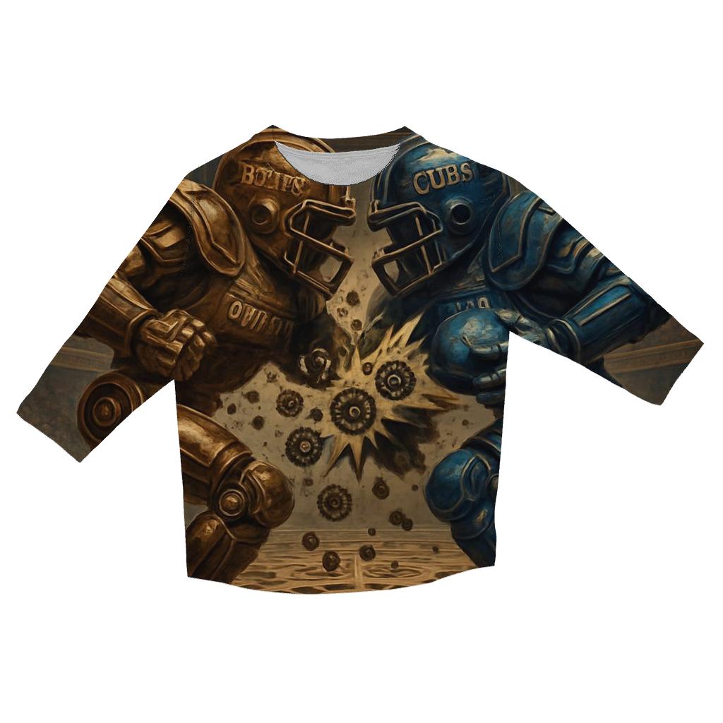 Clockwork Stadium Collision stylish quarter sleeve tops