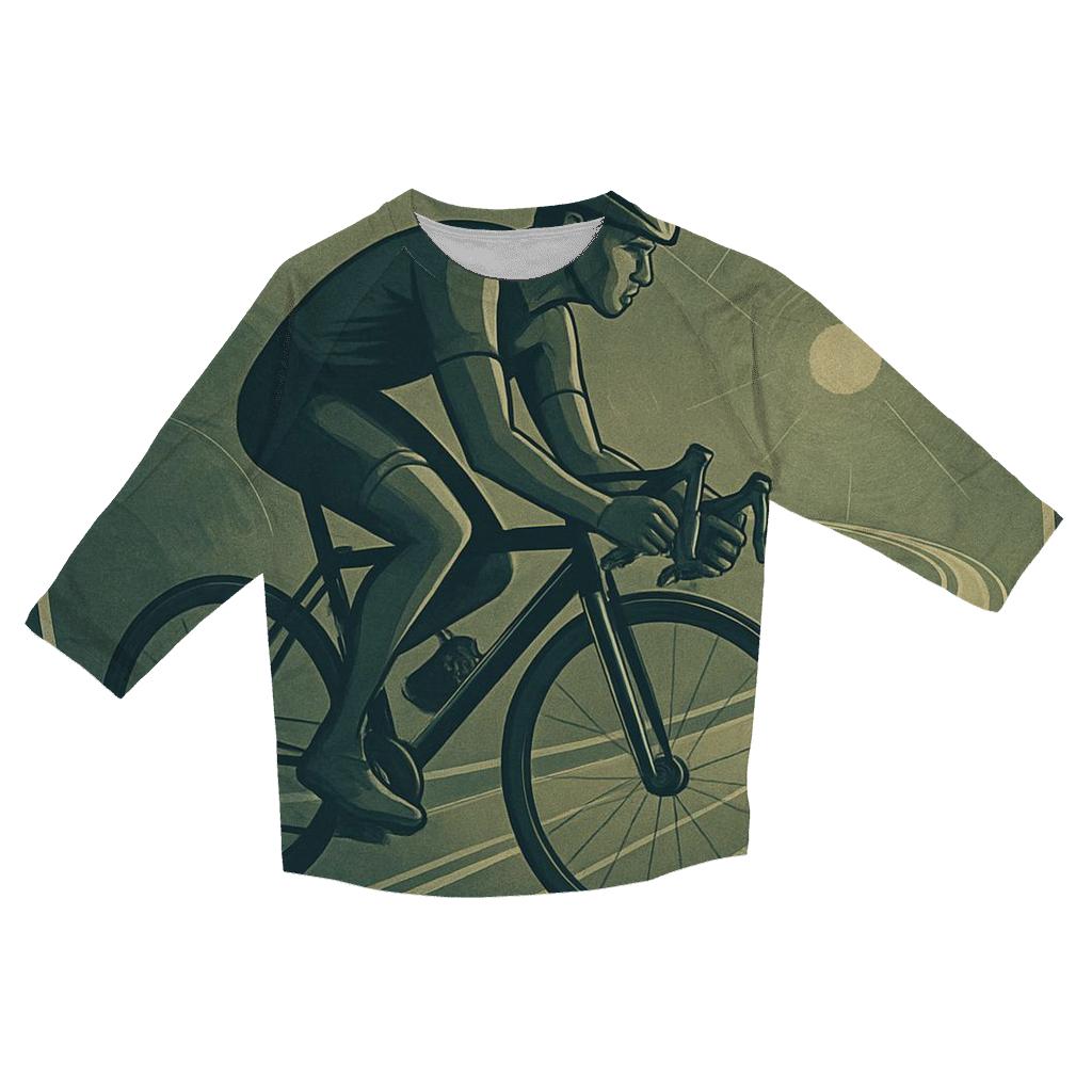 Ringed Cyclist fashion 3/4 sleeve shirts