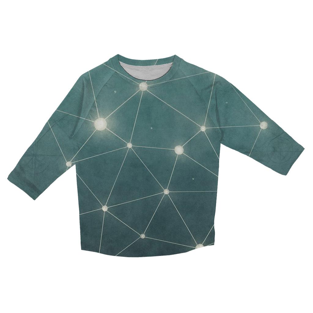 Quiet Constellation casual three quarter sleeve shirts