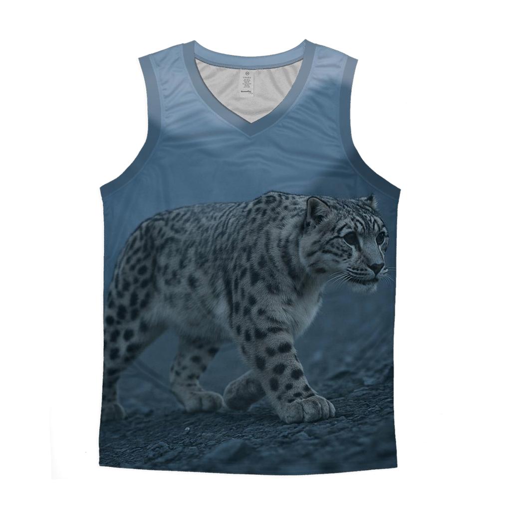 Ridge Ghost Snow Leopard personalized athletic tanks