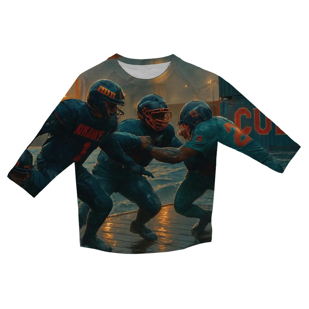 Harbor Night Blitz fashion 3/4 sleeve shirts