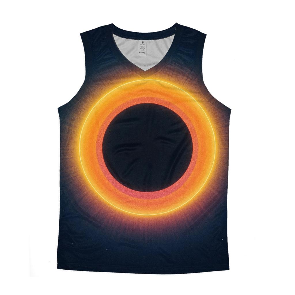 Eclipse Corona Rings graphic print tank tops