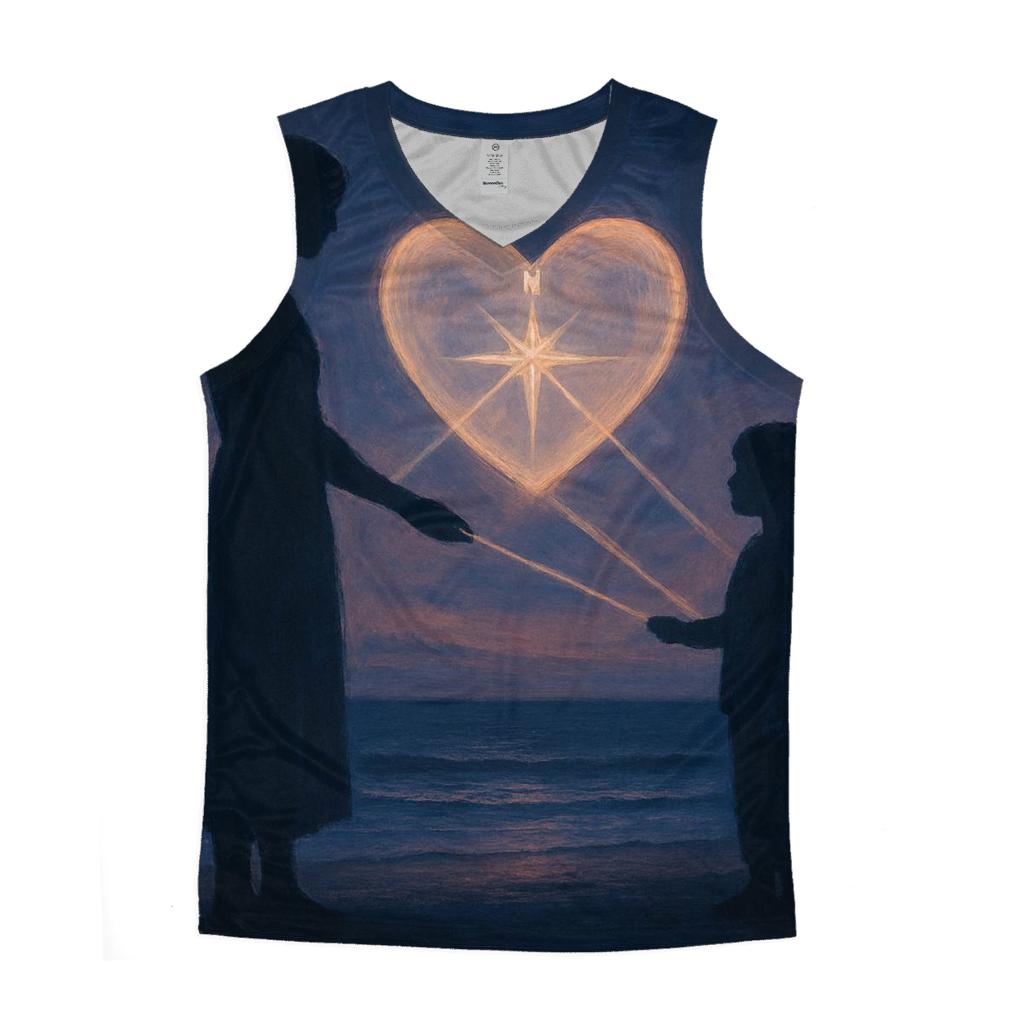 The Heart Compass custom tank tops