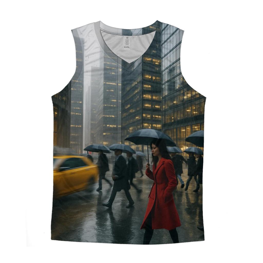 Midtown Rain Rush cotton sleeveless tops