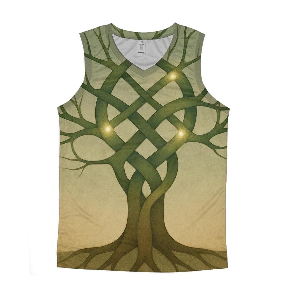 Tree Of Quiet Light cotton sleeveless tops