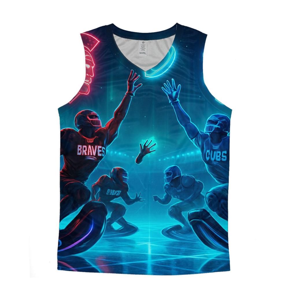Neon Tundra Faceoff casual summer tank tops