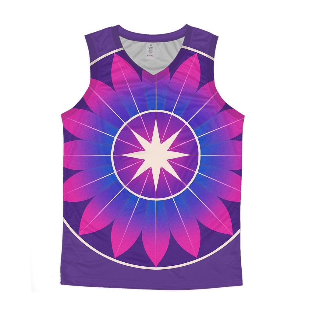 Magenta Mandala stylish racerback tanks