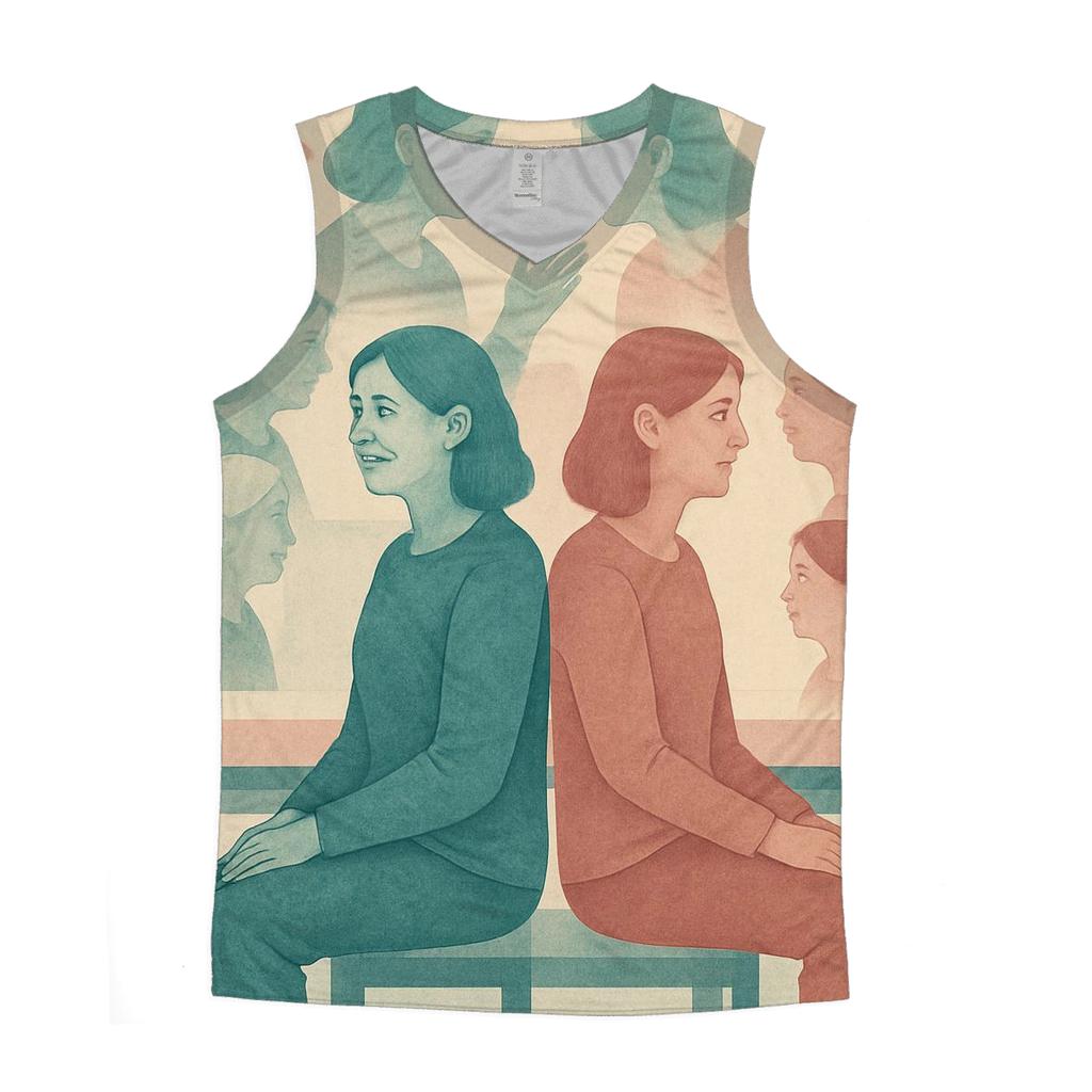 Echoes Of Her Wisdom stylish racerback tanks