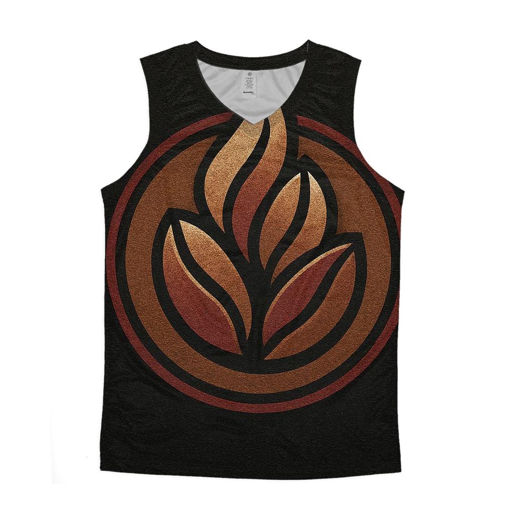 Roast Flame Icon trendy fitted tank tops