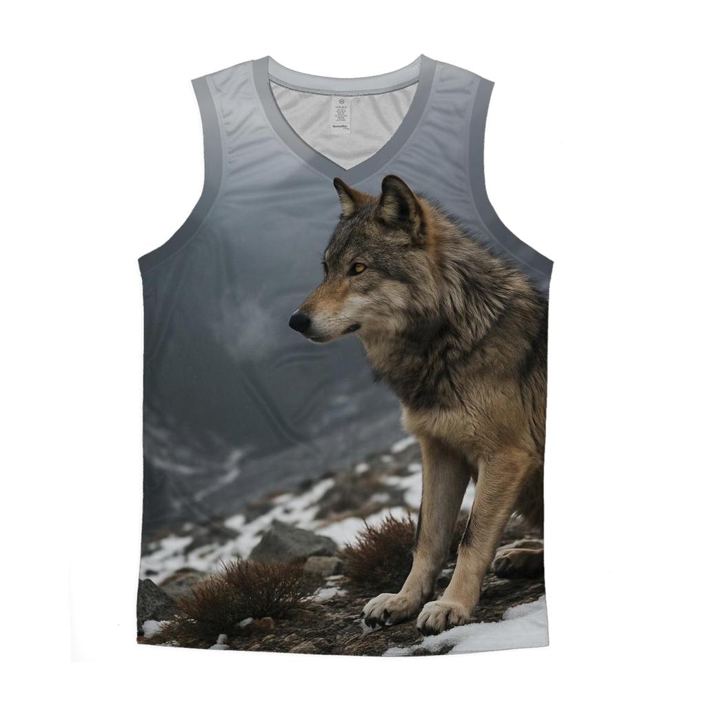 Mountain Scout At Snow Line trendy fitted tank tops