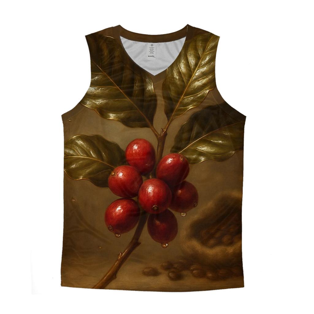Cherry Branch Study cotton sleeveless tops