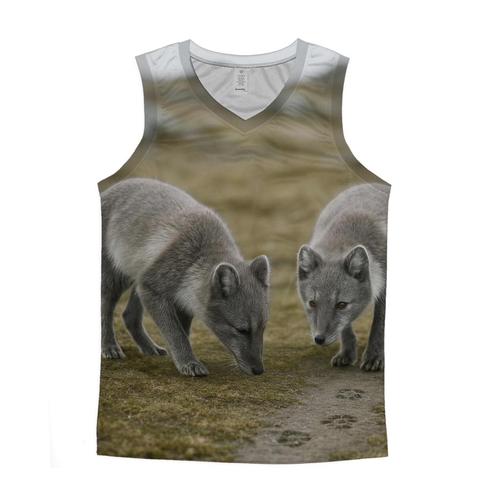 Tundra Grazer Arctic Fox Pair casual summer tank tops