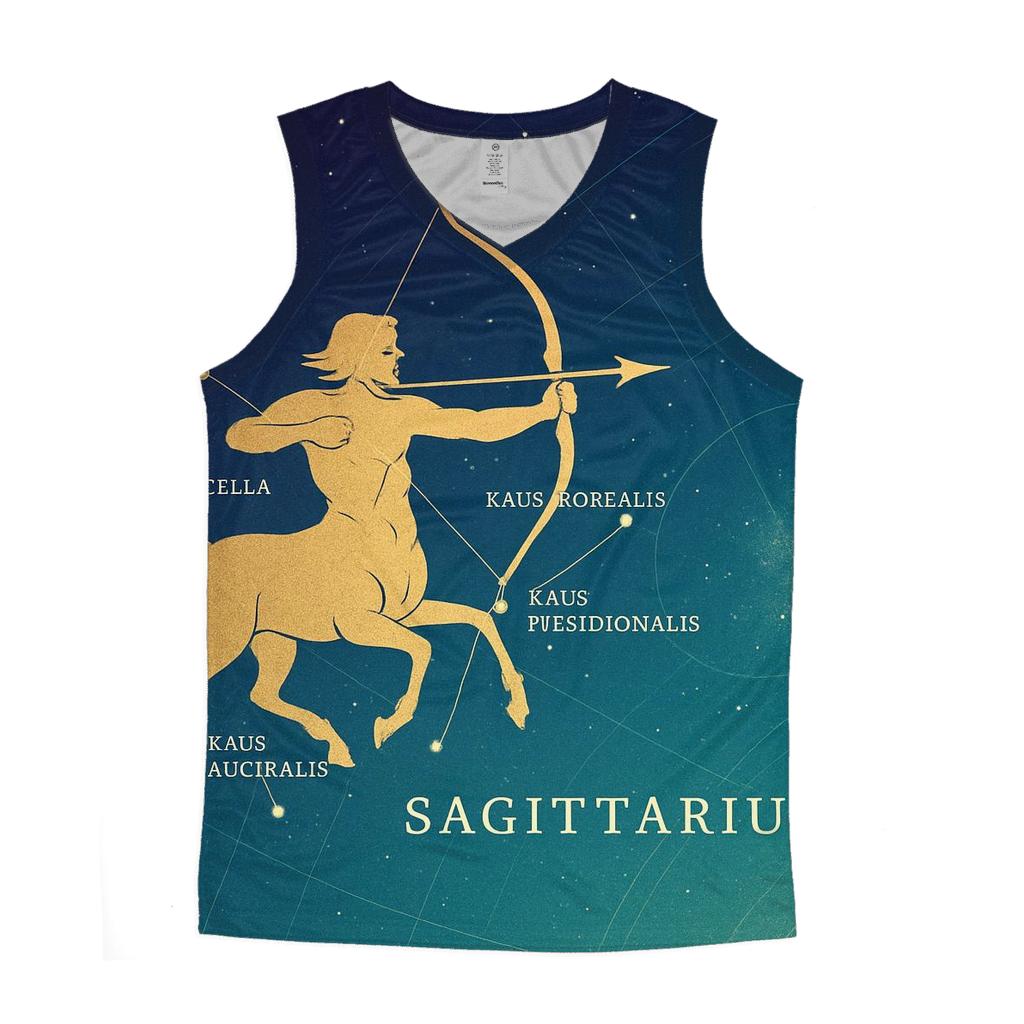 Sagittarius Archer Star Map stylish racerback tanks