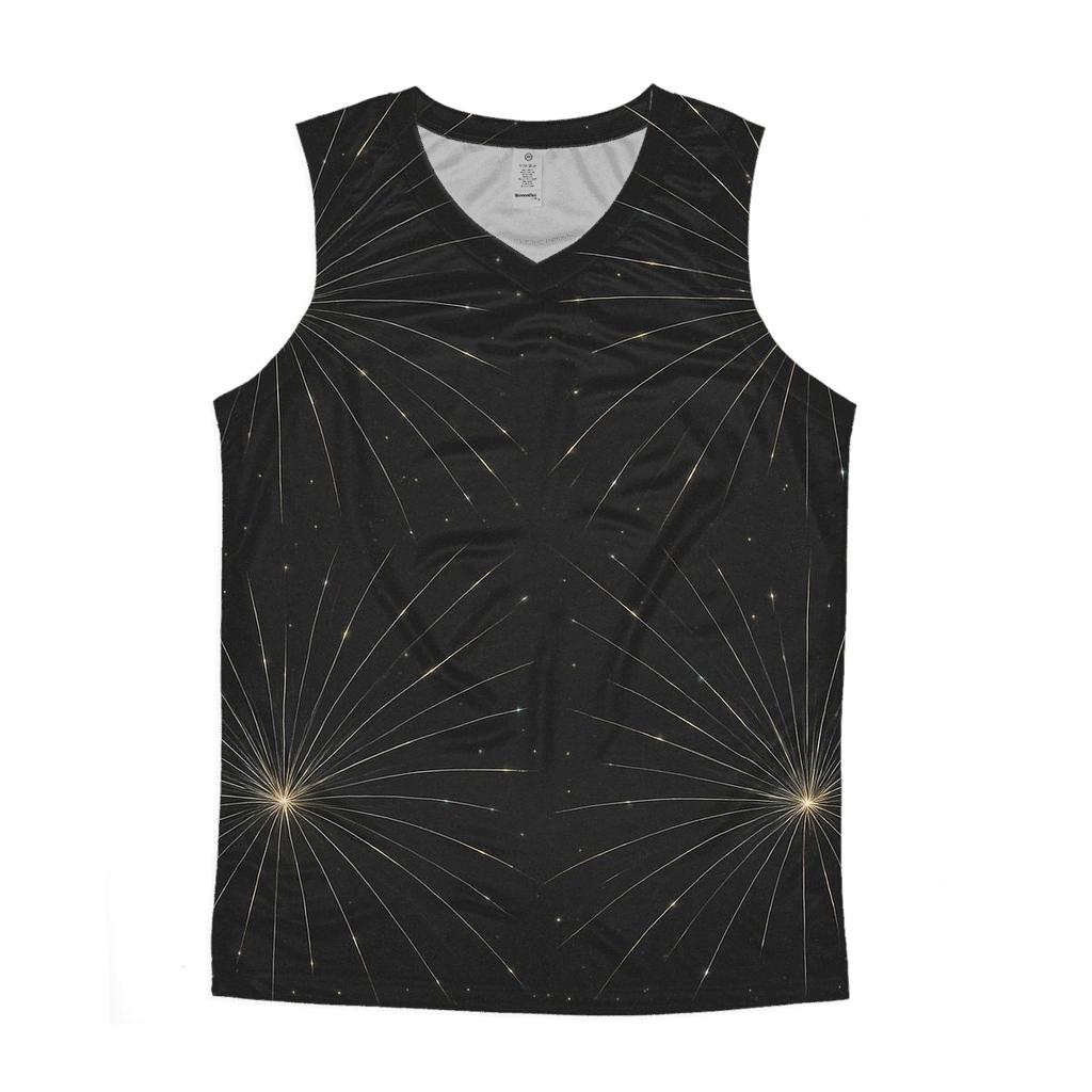 Meteor Trail Radiant Grid trendy fitted tank tops