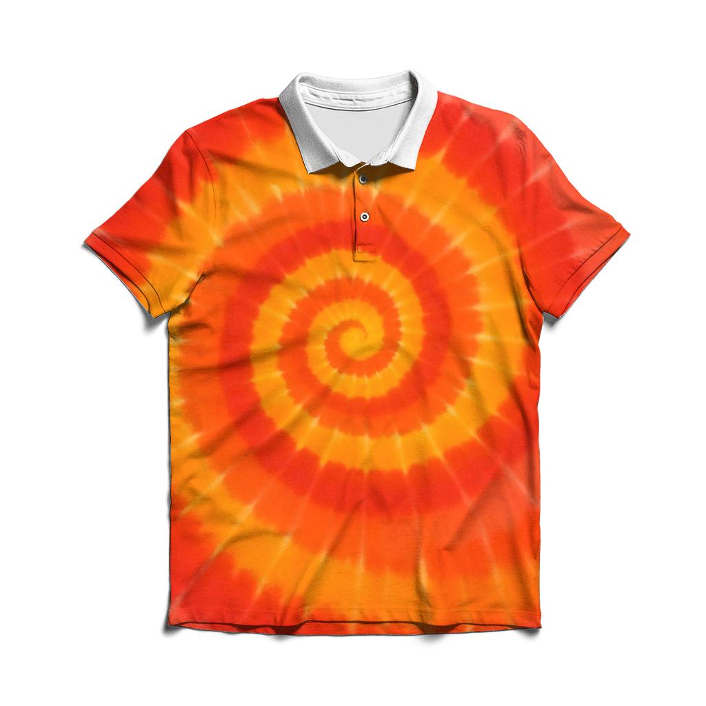 Sunburst Spiral designer slim fit polos