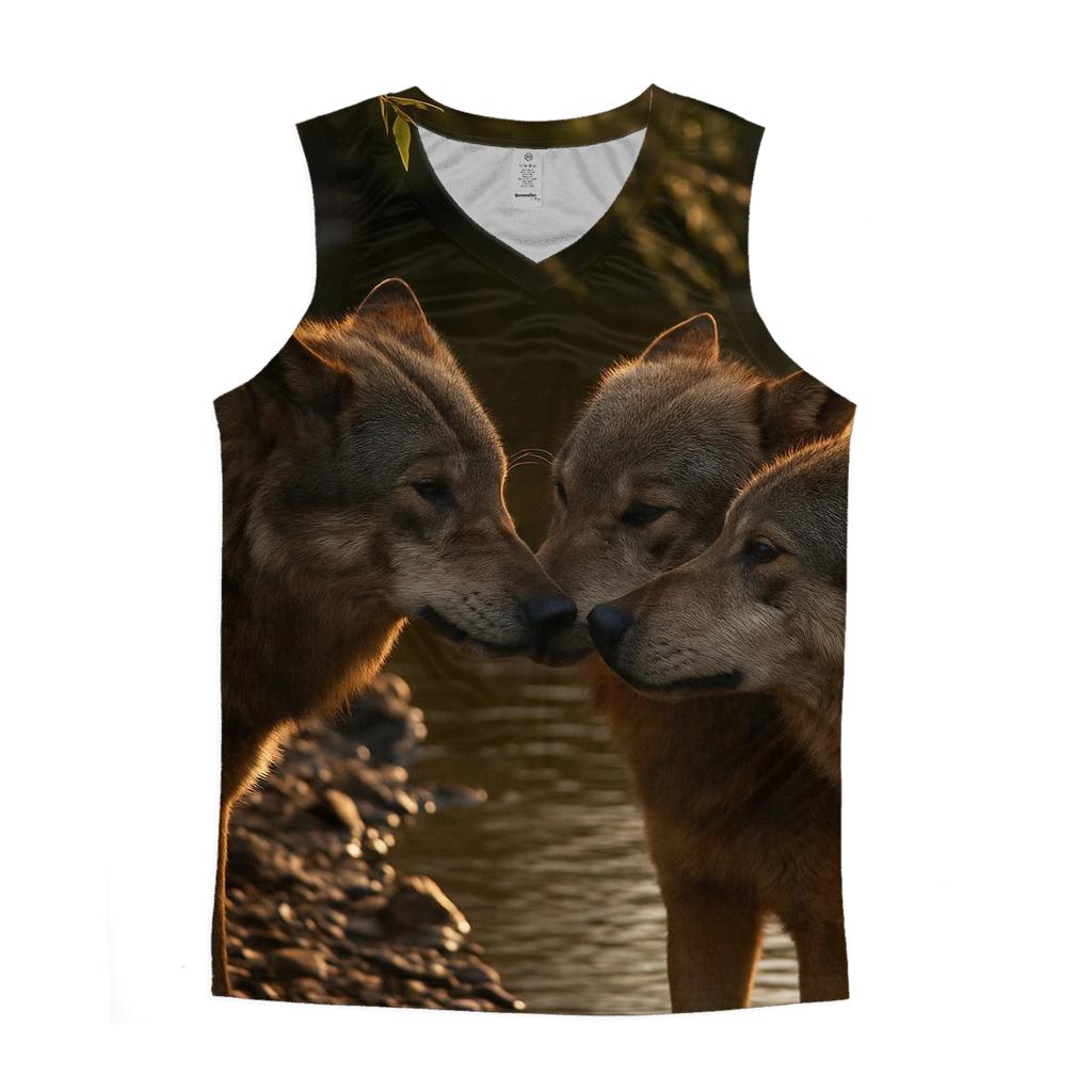 Pack Negotiation At River Bend graphic print tank tops