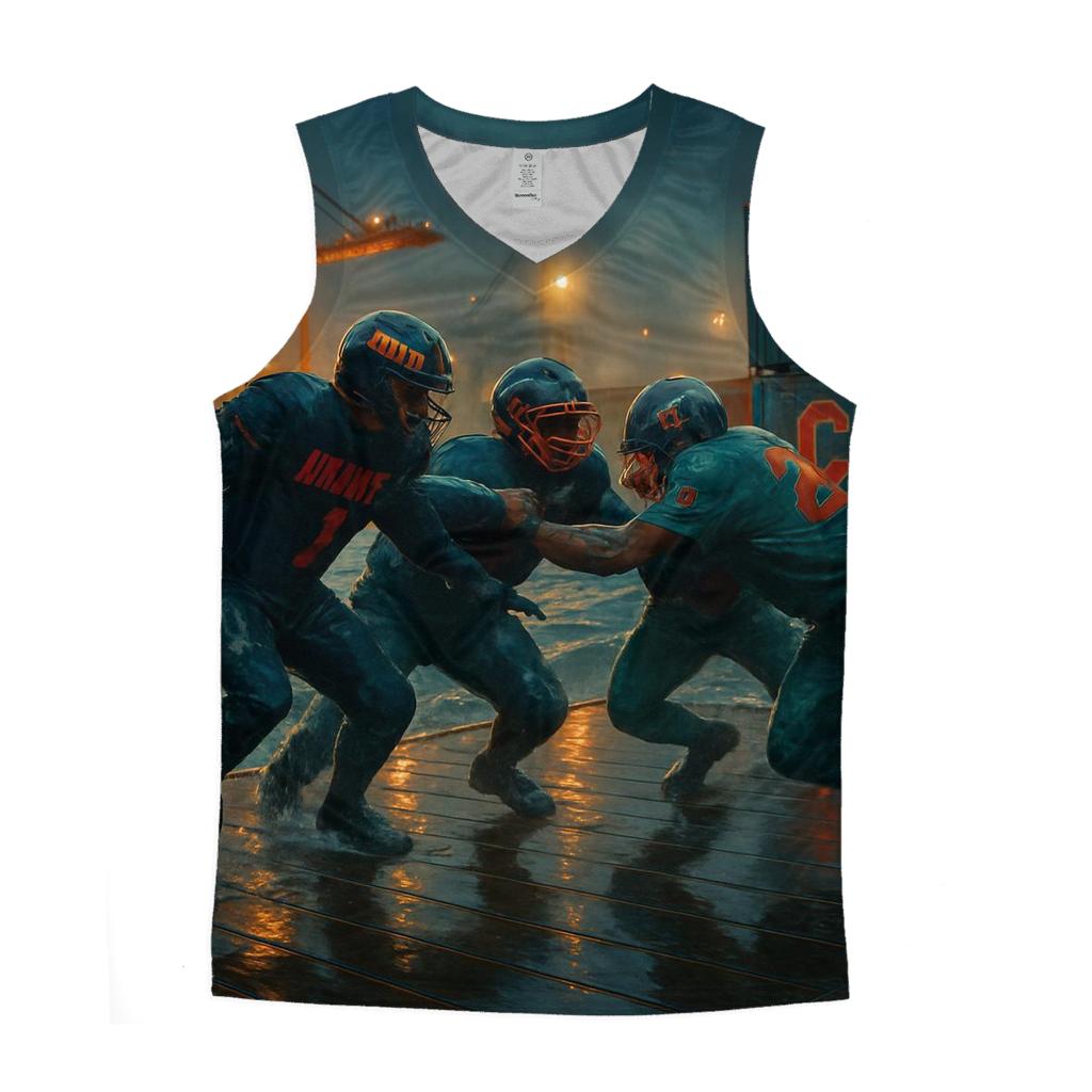 Harbor Night Blitz cotton sleeveless tops