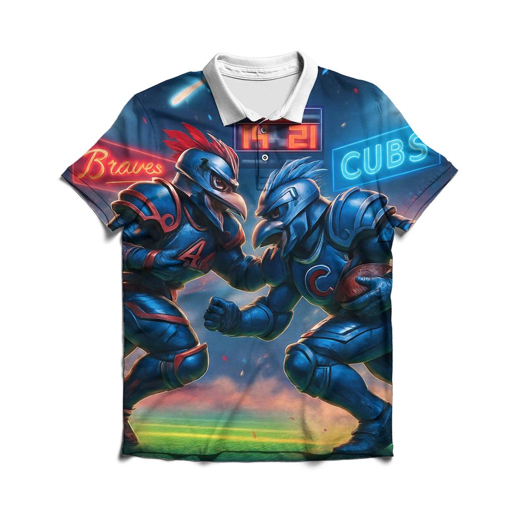 Midnight Showdown At The Astroturf personalized polo shirts