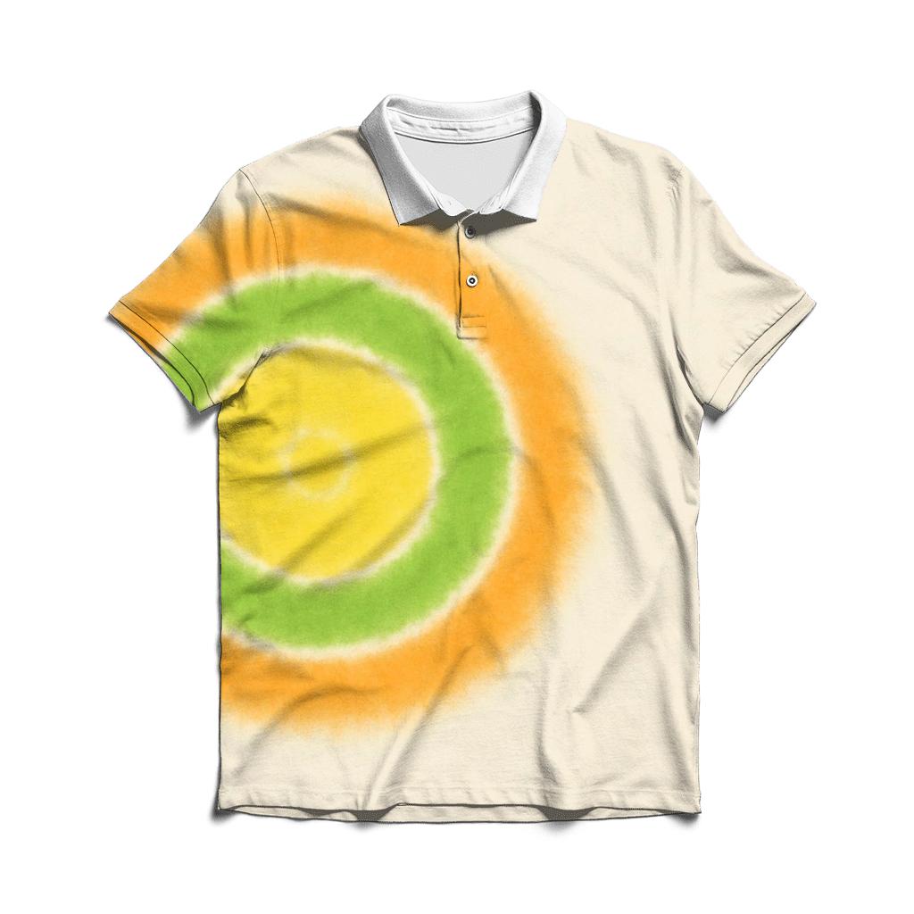 Citrus Bullseye embroidered polo tops