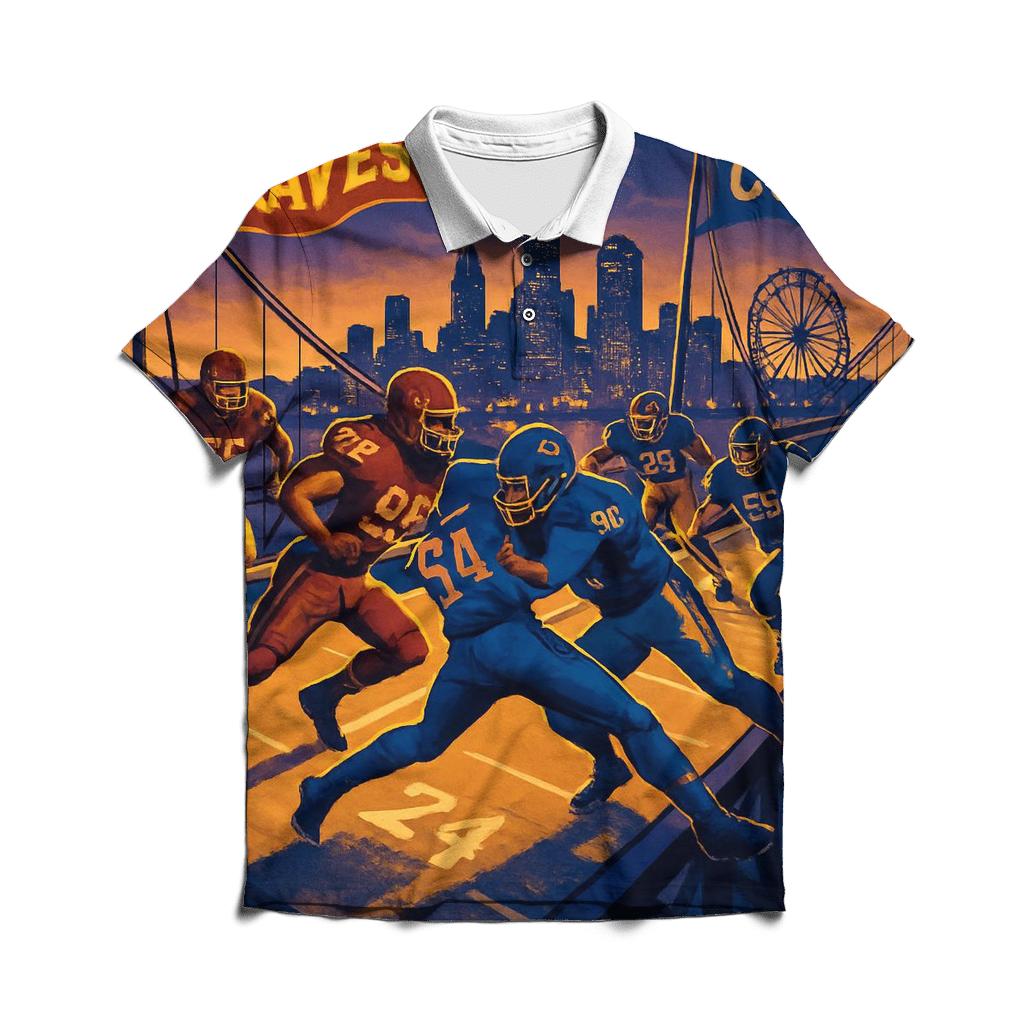 Skybridge Clash Over The Lake designer slim fit polos