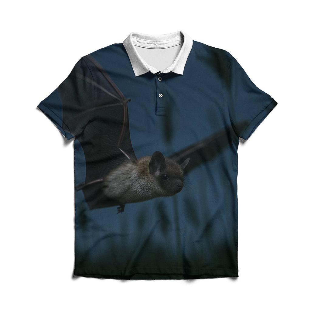 Crepuscular Flight Common Pipistrelle casual sports polo shirts