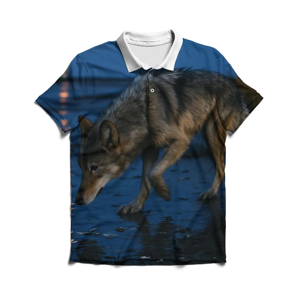 Coastal Marsh Night Patrol classic pique polos