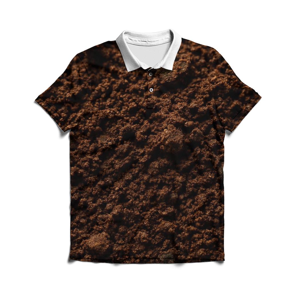 Grind Texture Macro premium cotton polo shirts